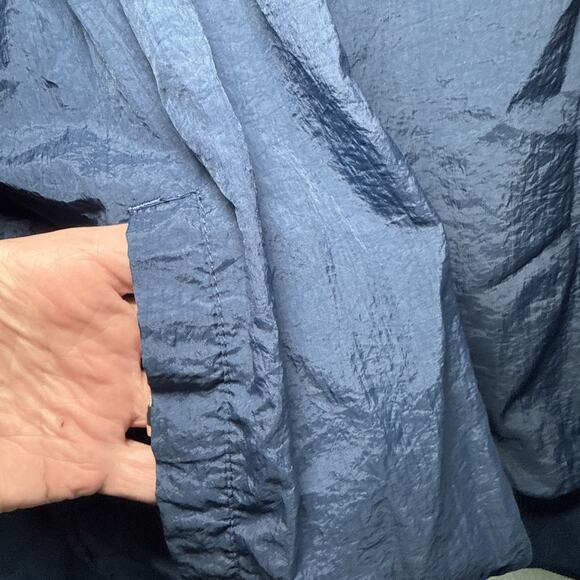 Vintage Starter Blue Pullover Jacket Men’s Lg – 90s Streetwear Retro Windbreaker - Picture 3 of 5